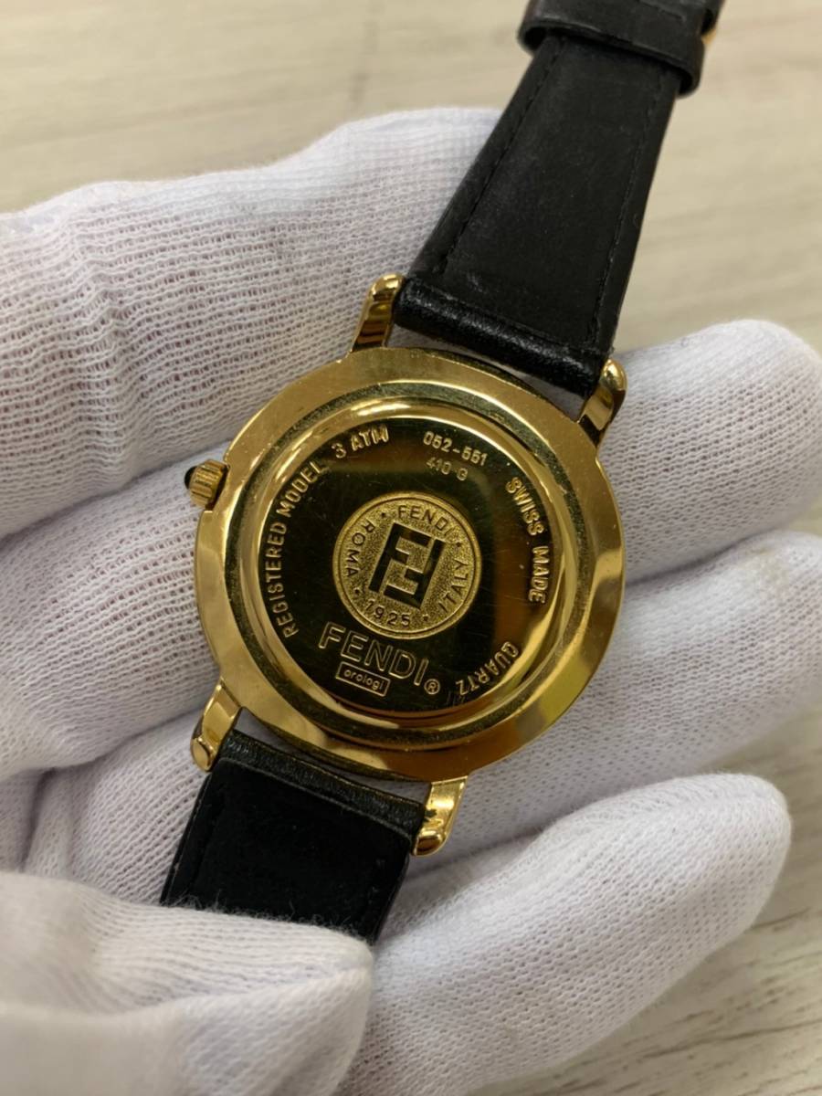 【新品電池/稼働】FENDI フェンディ 腕時計 メンズ クォーツ ゴールド FENDI 時計 FENDI フェンディ 腕時計 メンズ 稼働品 クォーツ ゴールド