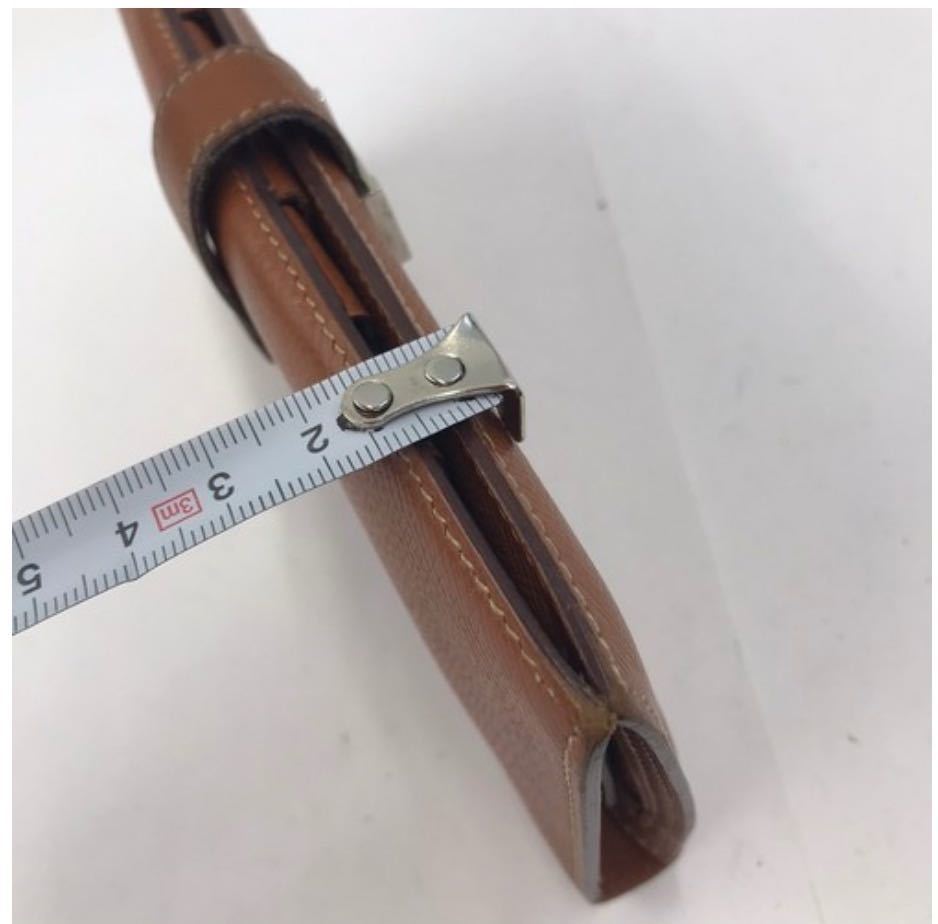 HERMES エルメス ベアン クシュベル シルバー金具 二つ折り 長財布 