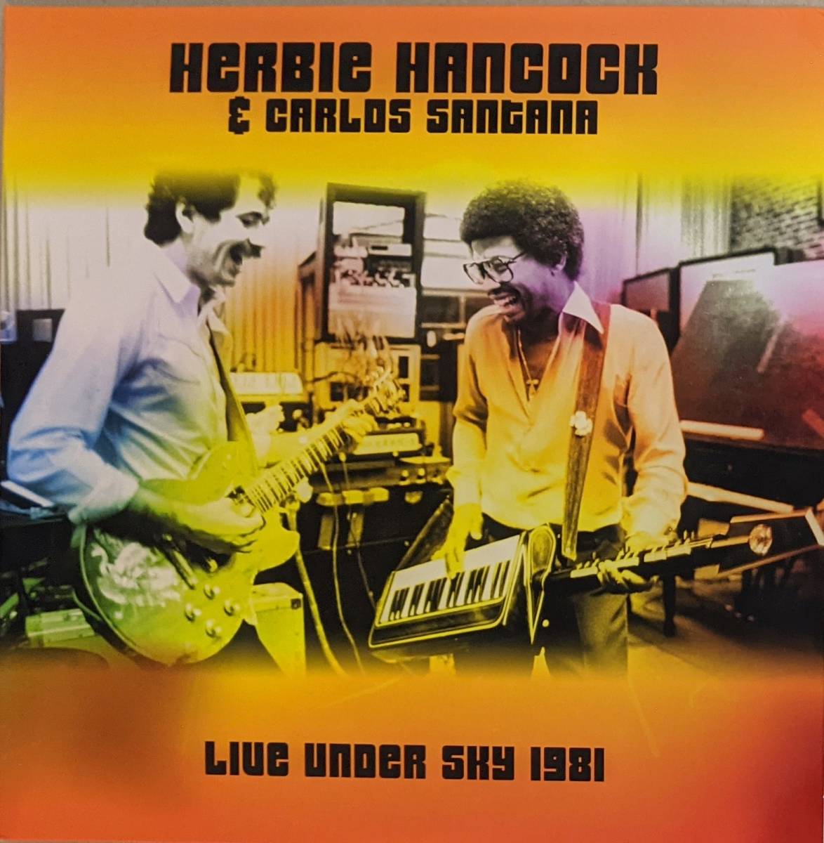 Herbie Hancock ハービー・ハンコック & Carlos Santana カルロス・サンタナ - Live Under The Sky 1981 限定二枚組アナログ・レコード