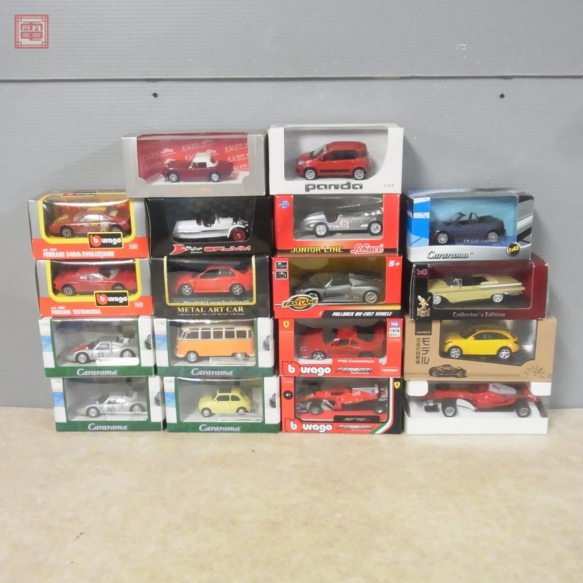 ブラーゴ/カララマ他 1/43 フェラーリ テスタロッサ/348tb エヴォ