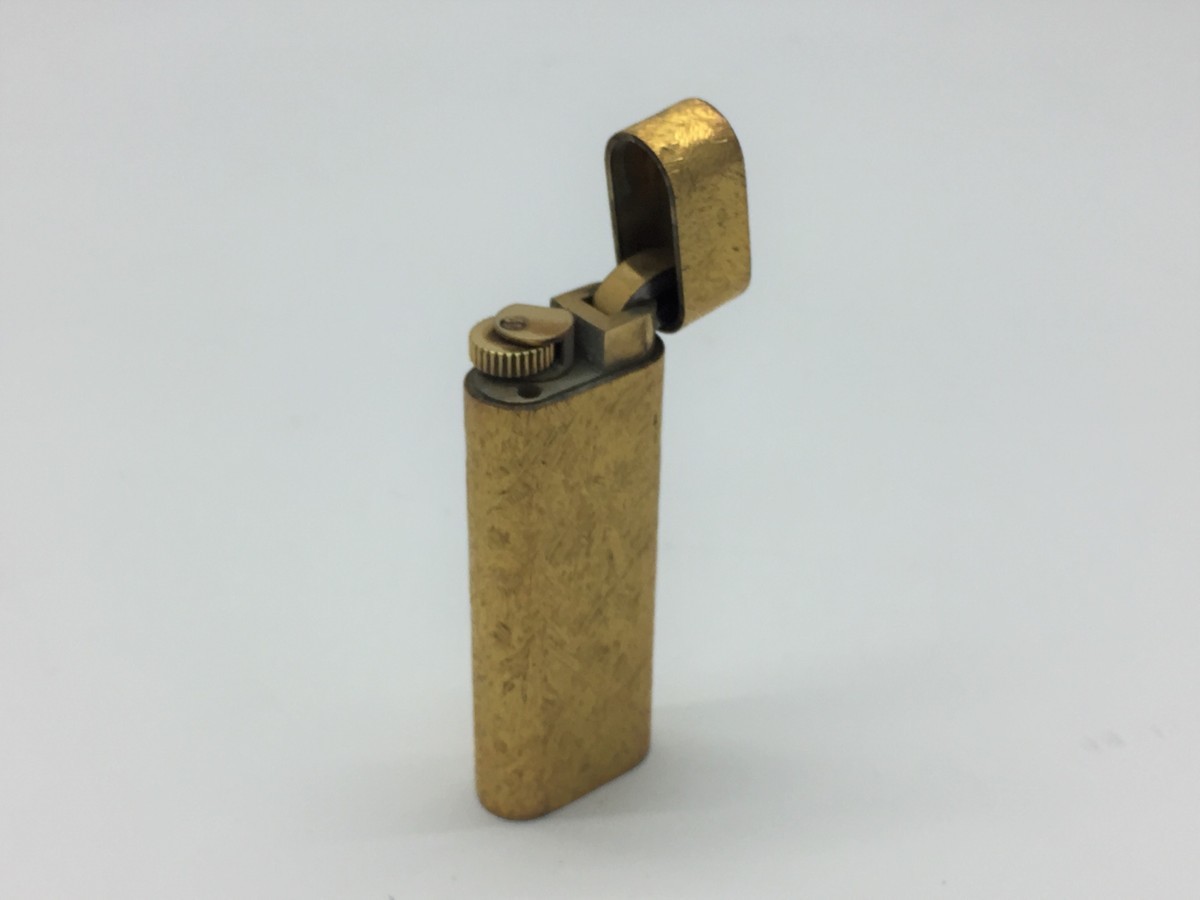 中古 喫煙具 カルティエ ガスライター ゴールド ジャンク w21032495 