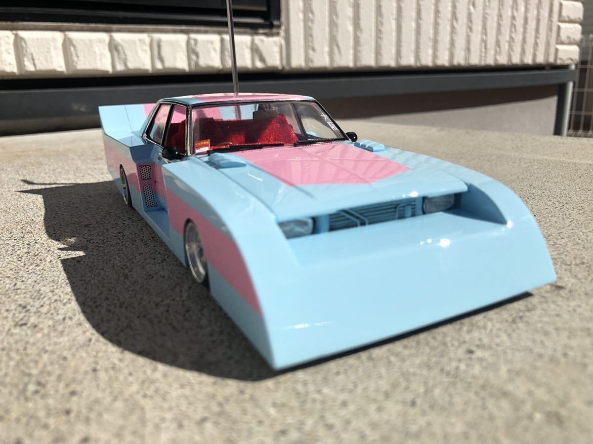 51クレスタ　　アリイ1/24 　 族車、街道レーサー 　完成品。 アリイ1/24クレスタ51街道レーサー旧車シルエット族車ワークス暴走族