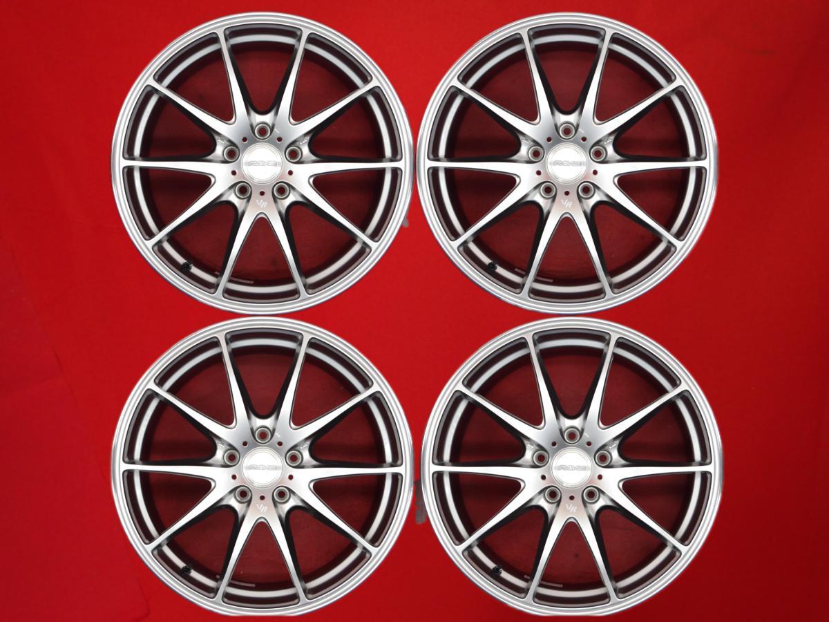 鍛造 軽量 VOLK RACING ボルクレーシング G25 ホイール 4本 ★ 8.5J-18 +35 PCD114.3 5穴 ハブ73 ★ ランサーエボリューション Ⅹ 等にaa18