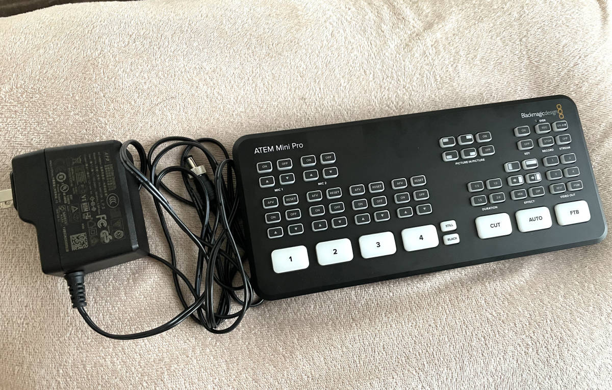 中古 Blackmagic Design Atem mini Pro ビデオスイッチャー black