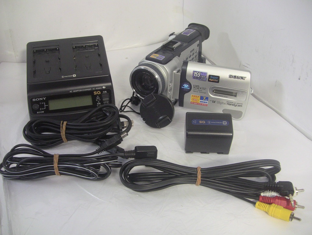 ☆SONY Handycam miniDV DCR-PC120☆ミニDVテープ 再生・ダビングに