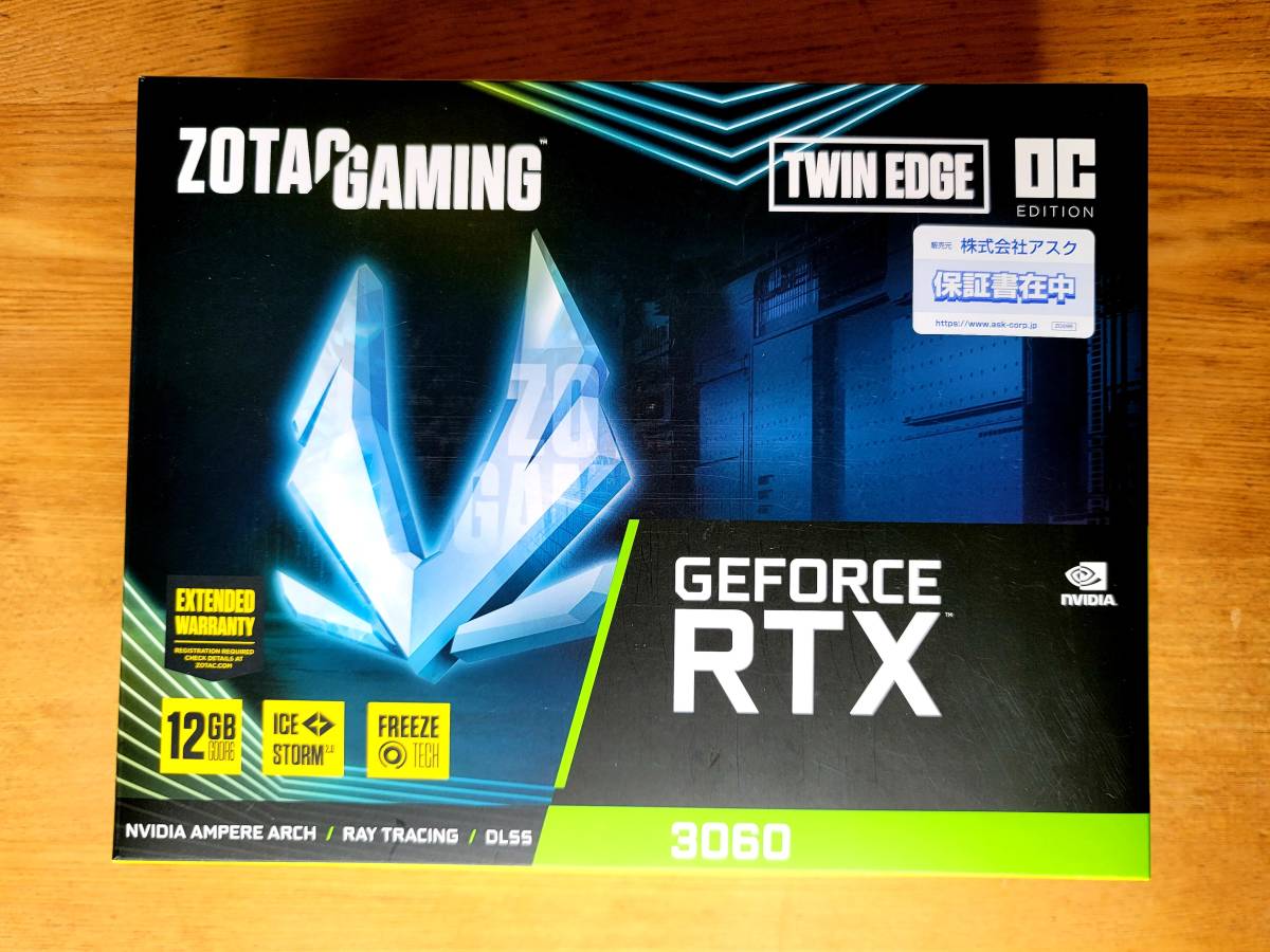 ZOTAC GAMING GeForce RTX 3060 Twin Edge OC グラフィックカード