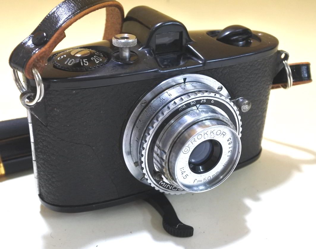 フィルムカメラ】MINOLTA-MEMO ミノルタ メモ ROKKOR 1:4.5 50mm