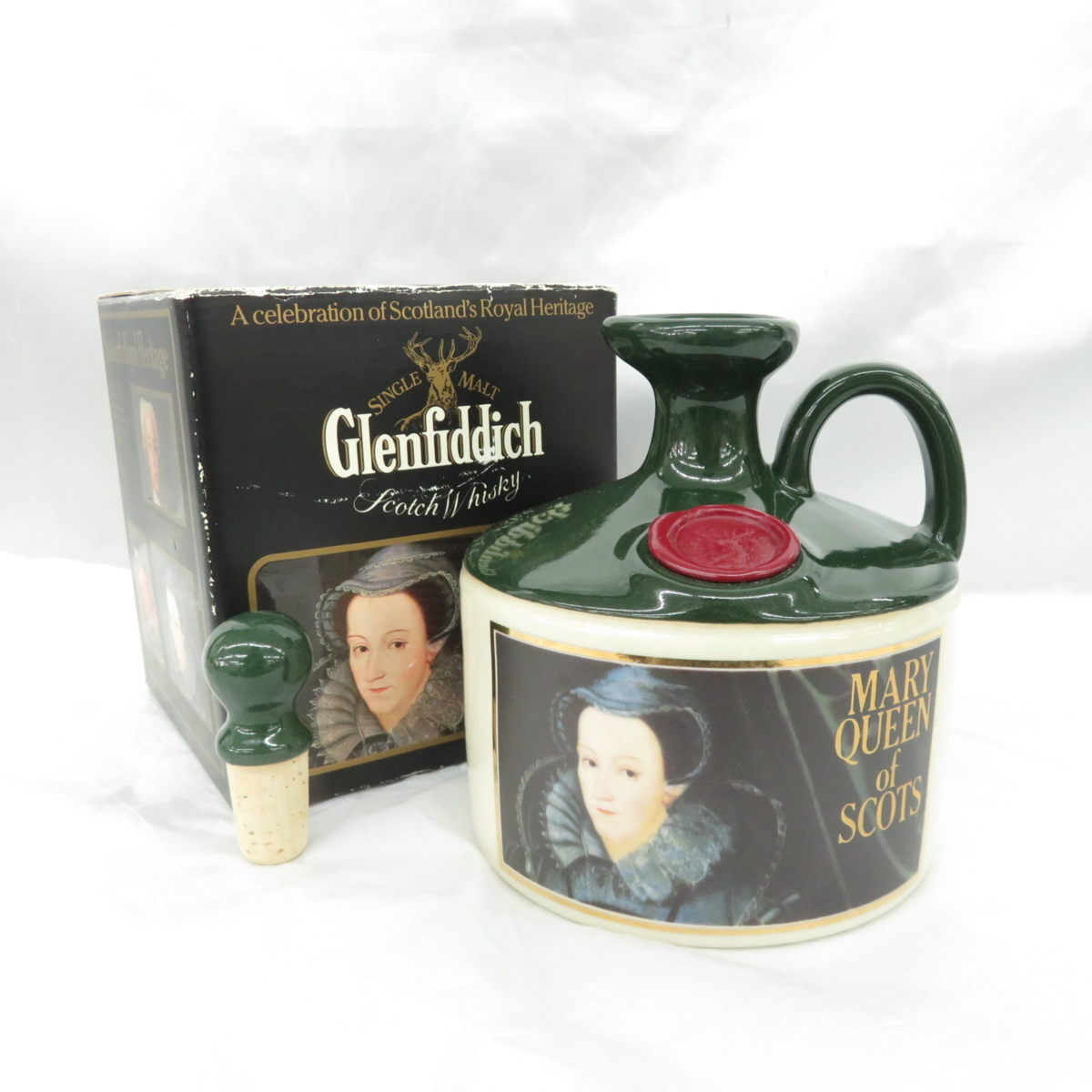 【未開栓・古酒】グレンフィディック マリークイーン 陶器ボトル 箱付き 未開栓】Glenfiddich グレンフィディック マリークィーン 陶器ボトル