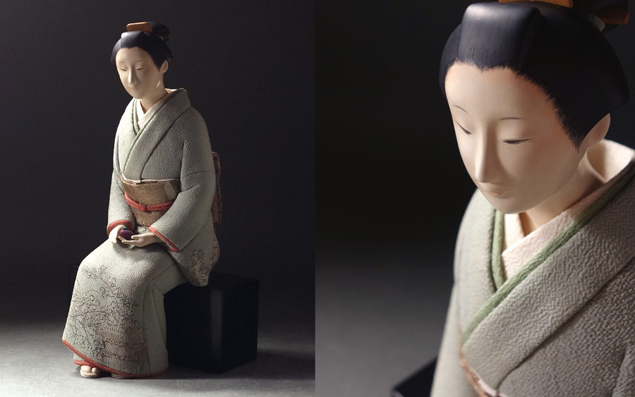 蔵出し① 創作こけし 「 北風 」 まさし 作（武田まさし) /現代こけし