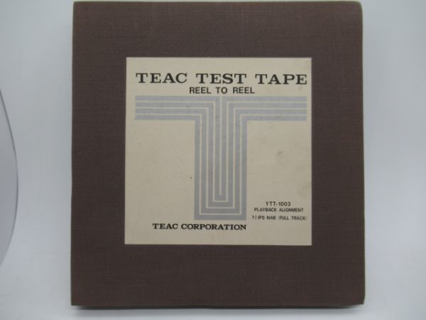 TEAC 9607617 STT-257C ティアック テストテープ OR-526 TEAC TEST TAPE テストテープ YTT-1003 7号 オープンリール