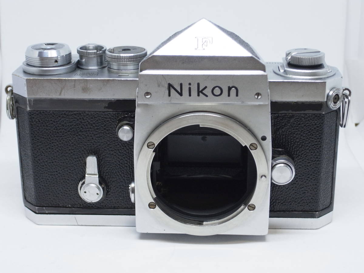 ニコン F アイレベル Nikon ボディ シルバー ブラック カメラ、光学