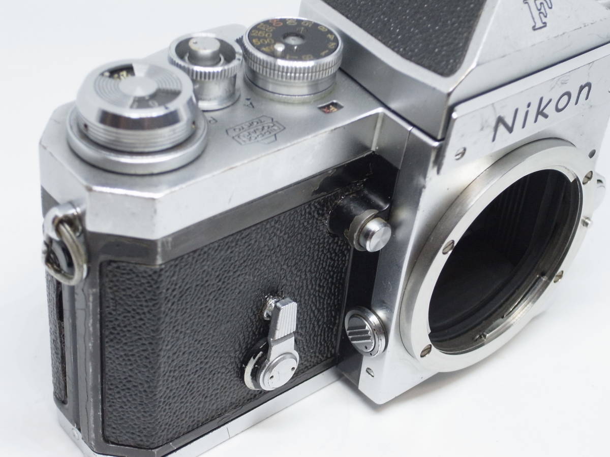 ニコン F アイレベル Nikon ボディ シルバー ブラック カメラ、光学
