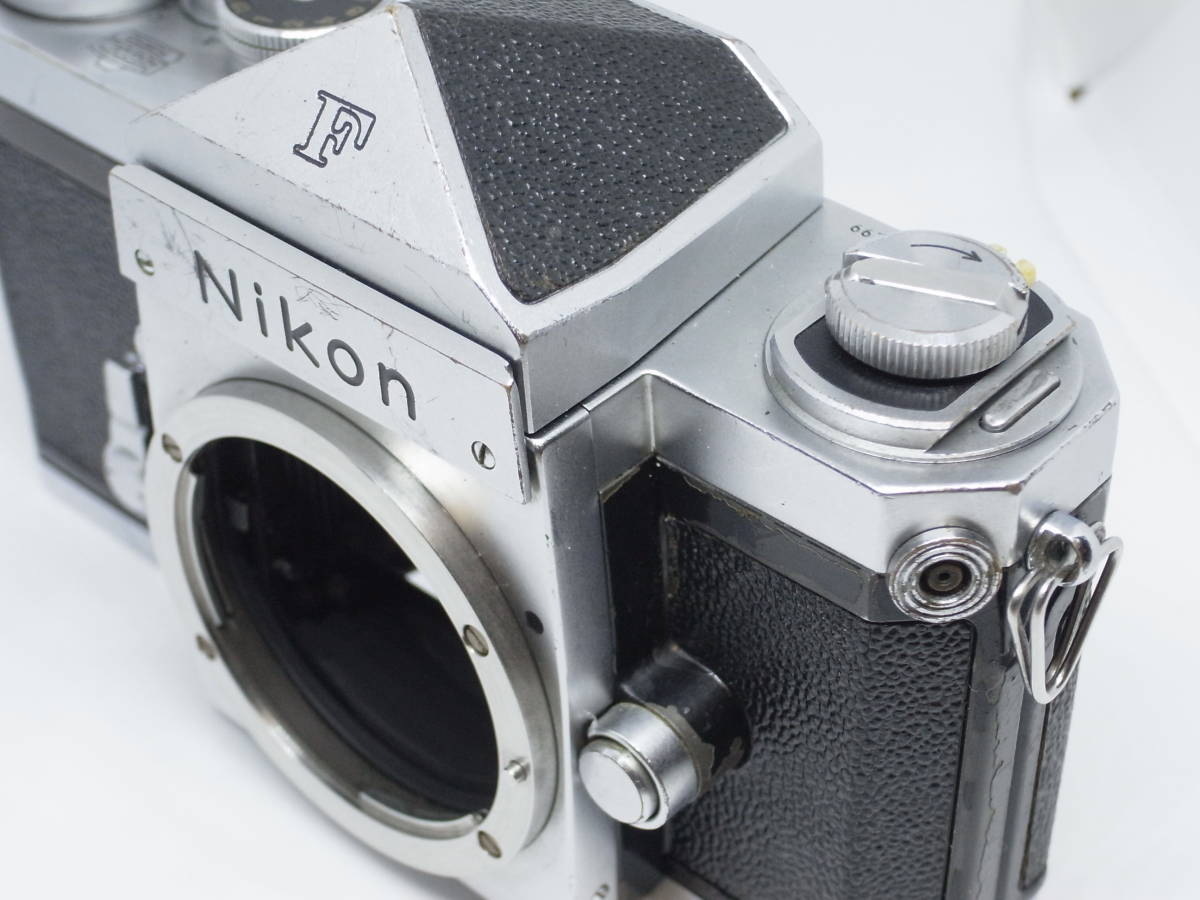 ニコン F アイレベル Nikon ボディ シルバー ブラック カメラ、光学