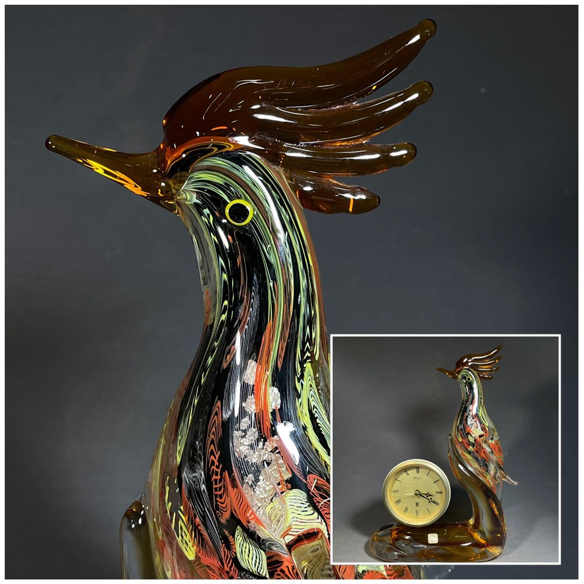 Meissen クリスタル グラヴィールカット - マイセン n464 猿絵