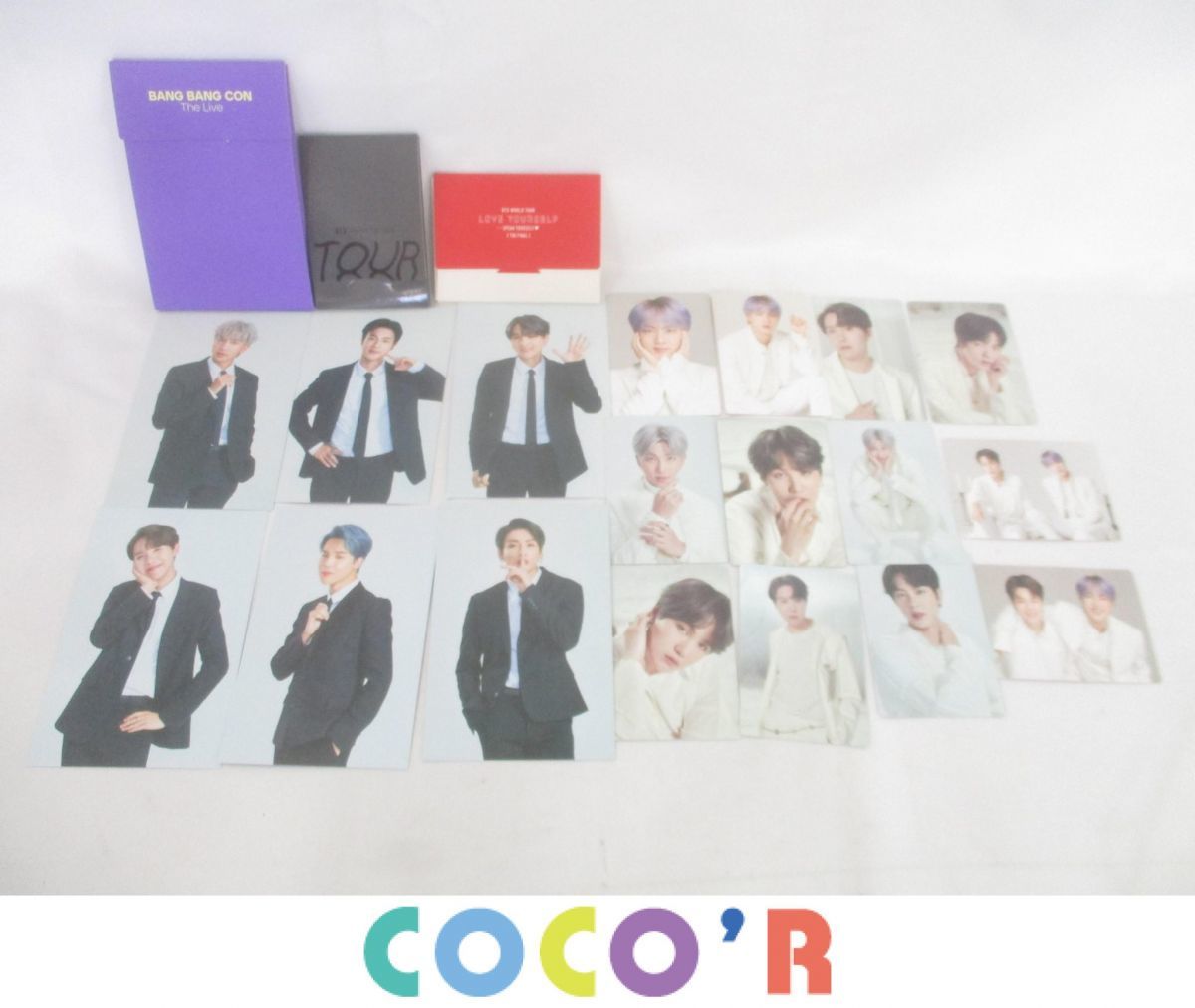 【同梱可】良品 韓流 防弾少年団 BTS BANG BANG CON MAP OF THE SOUL 等 フォトカード グッズセット