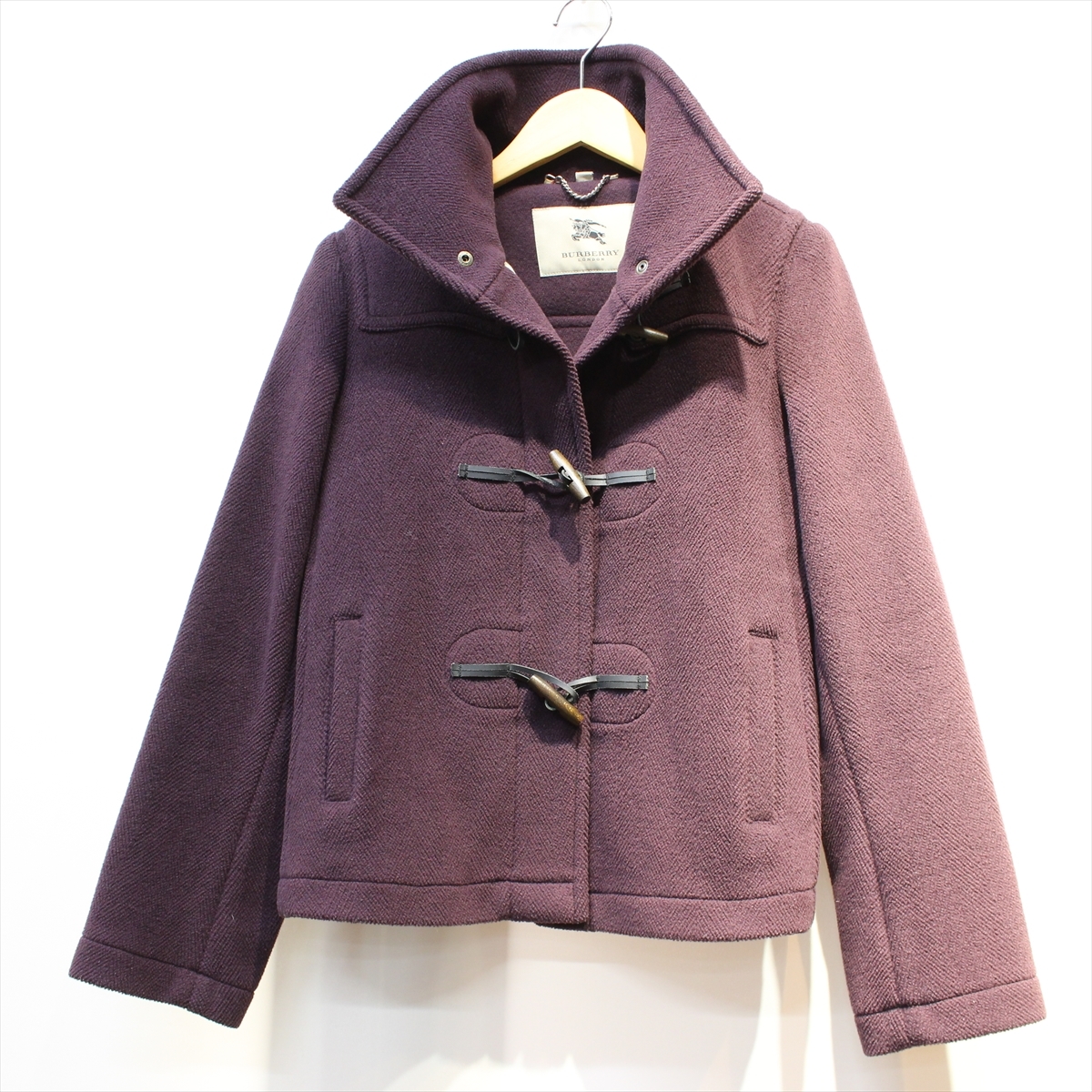 BURBERRY LONDON ダッフルコート 13 ウール100% ネイビー BURBERRY