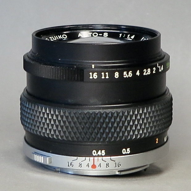 Olympus Auto-S 50mm Lens | OM-System Zuiko MC OM AUTO-S - 55mm G MF