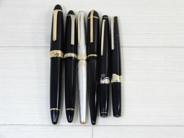 正規品，新作 1円 まとめ売り セーラー FOUNDED 1911/パイロット/プラチナなど ペン先：24K/18K/14K 万年筆 6本 1755ko(万年筆一般)｜売買されたオークション情報、yahooの商品情報をアーカイブ公開 - オークファン 万年筆一般