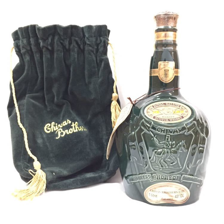 未開栓 ROYAL SALUTE 21年 シーバス ブラザーズ 1000ml 21年 ロイヤル