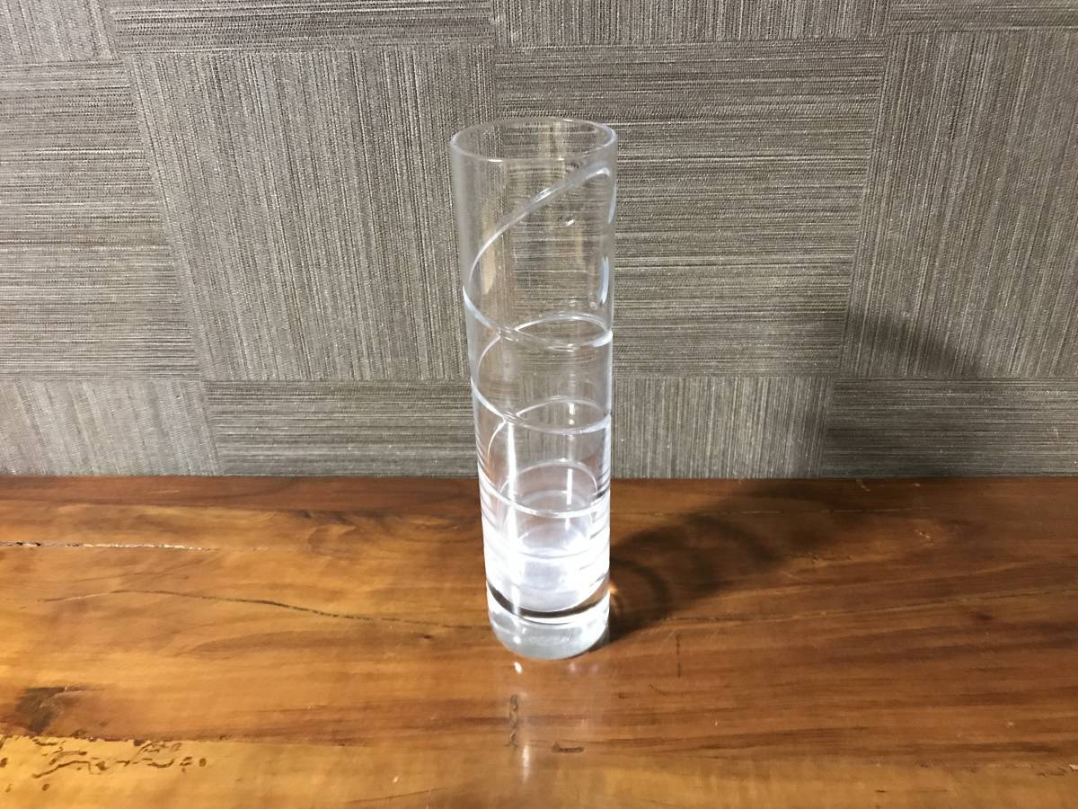バカラ Baccarat 一輪挿し 花瓶 花器 フラワーベース アクアレーユ 