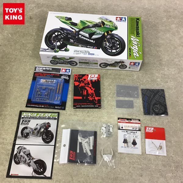 1円～ タミヤ他 1/12 カワサキ Ninja ZX-RR、ディテールアップパーツ