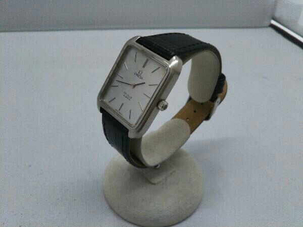ジャンク [不動品] OMEGA オメガ DeVille クォーツ 腕時計 リューズ 
