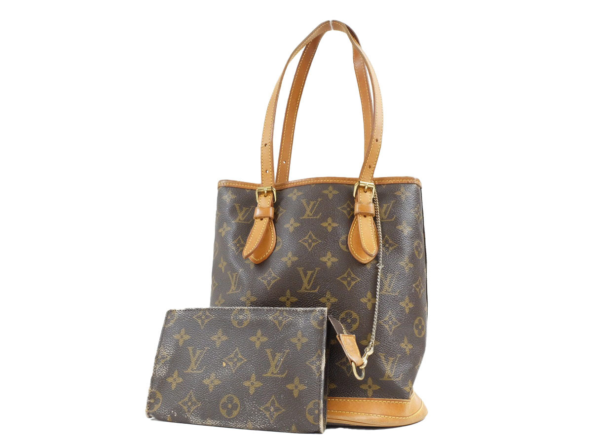 VUITTON モノグラム LOUIS バケットPM ルイ ヴィトン ルイヴィトン