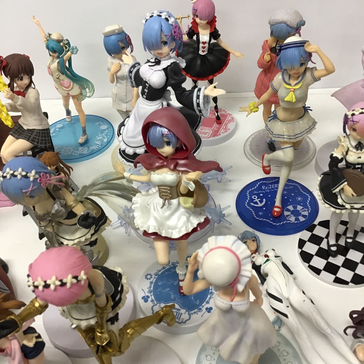 フィギュア まとめ売り リゼロ 美少女 ジャンク美少女系多め エヴァ 
