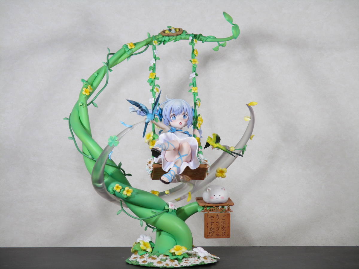 F:NEX 1/7 ご注文はうさぎですか?? チノ お花のブランコ 開封品 【公式