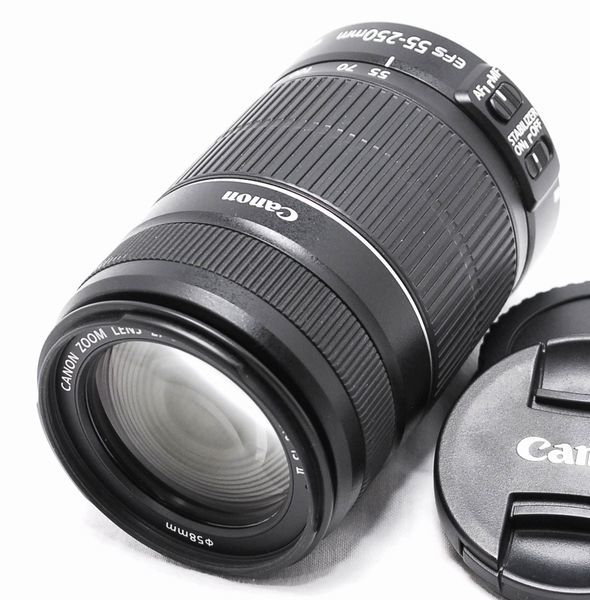IS F4-5.6 Canon EF-S 55-250mm EF-S55-250mm STM : II キヤノン Lens