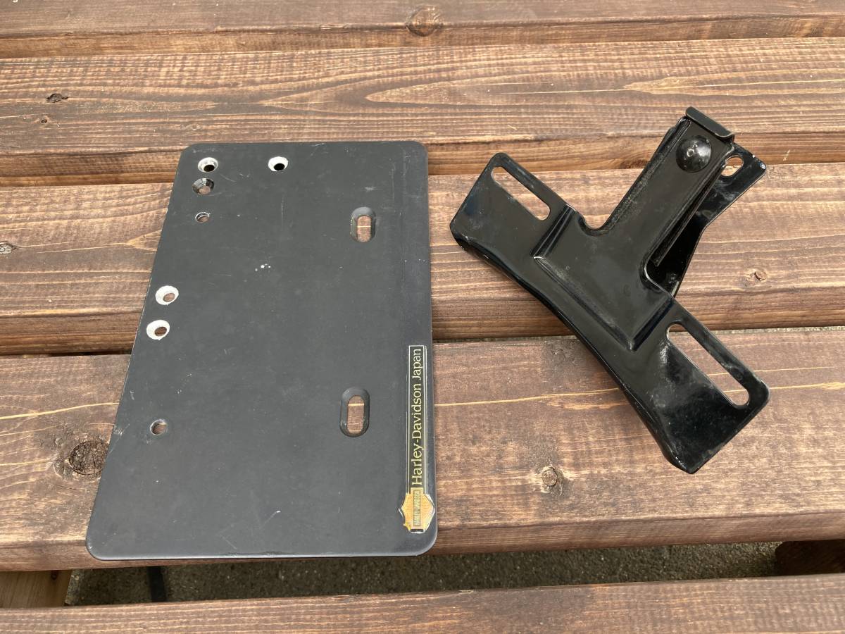ハーレー　純正　ナンバーステー　アングル_2