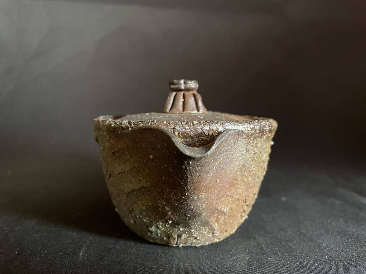 初出し品 森風来 備前焼 霊芝摘み 宝瓶 工芸品