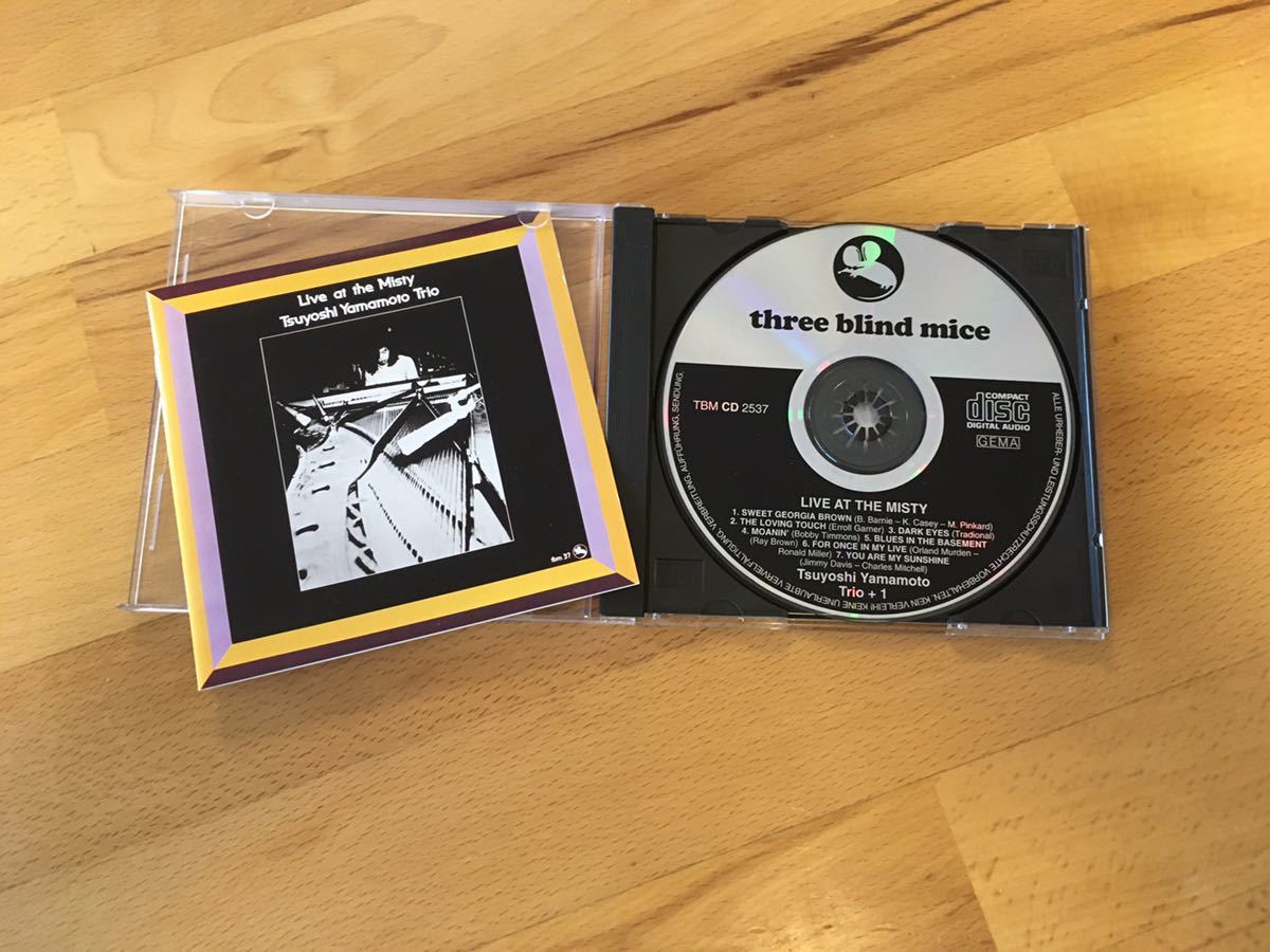 【数量限定，2026】 西独盤 山本剛／ライヴ アット ミスティ Made in West Germany 西ドイツ／Tsuyoshi Yamamoto Trio／Live At The Misty／TBM CD 2537(ジャズ一般)｜売買されたオークション情報、yahooの商品情報をアーカイブ公開 - ジャズ一般