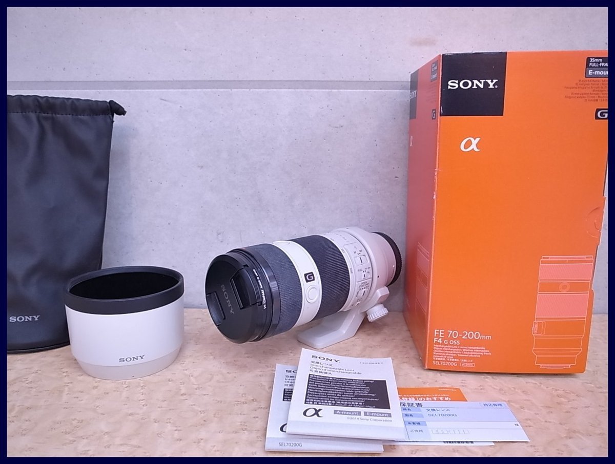 SALE，大人気】 4244 SONY ソニー FE 70-200mm F4 G OSS SEL70200G