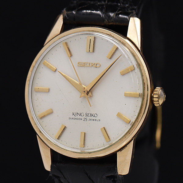 1円★アンティーク◎正規【SEIKO/キングセイコー】手巻き 25石 シルバー文字盤 レザー/黒 メンズ腕時計 032A0063278 | アンティーク キングセイコー キングセイコーファーストの通販 ヴィンテージのキングセイコー、評価され続ける理由とその魅力 セイコーの隠れた名作腕時計「キングセイコー」。その渋すぎる魅力に今