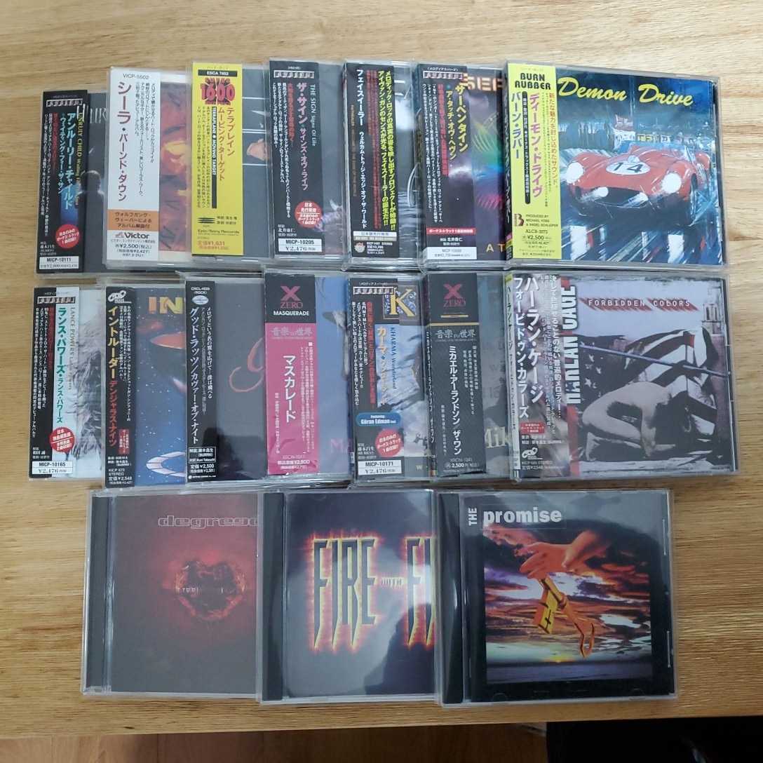 中古　洋楽　ロック　ハードロック　ＣＤ　まとめて　まとめ売り　63枚 メロディアスハードCD まとめて METAL中古CD新入荷情報②メロディアス