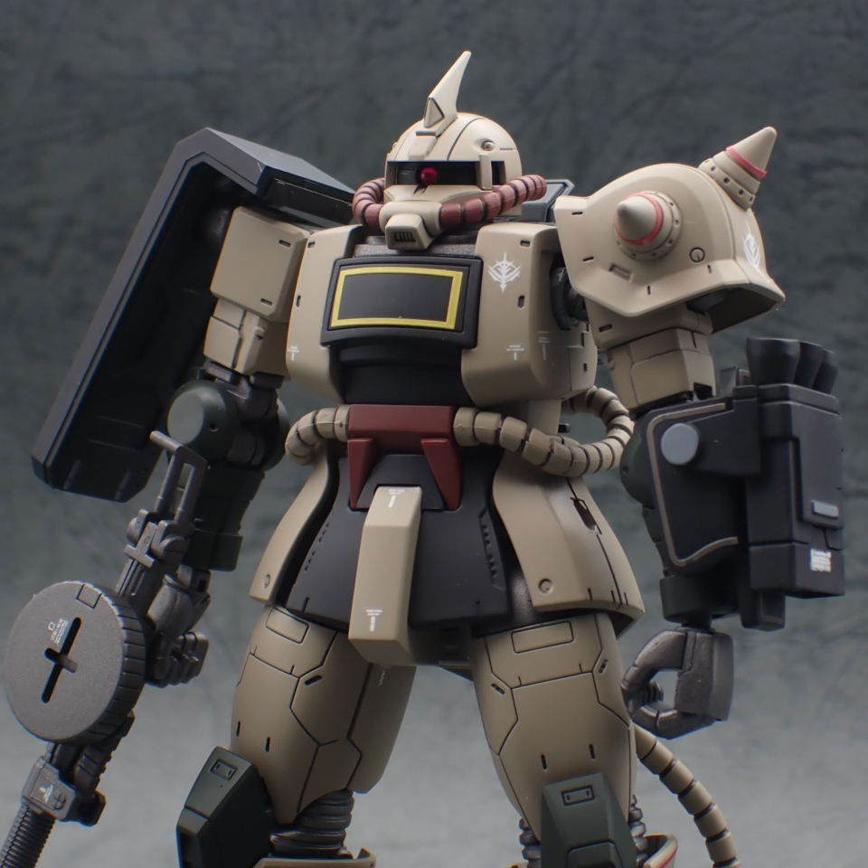 HG　ザクデザートタイプ　プレバン　塗装完成品