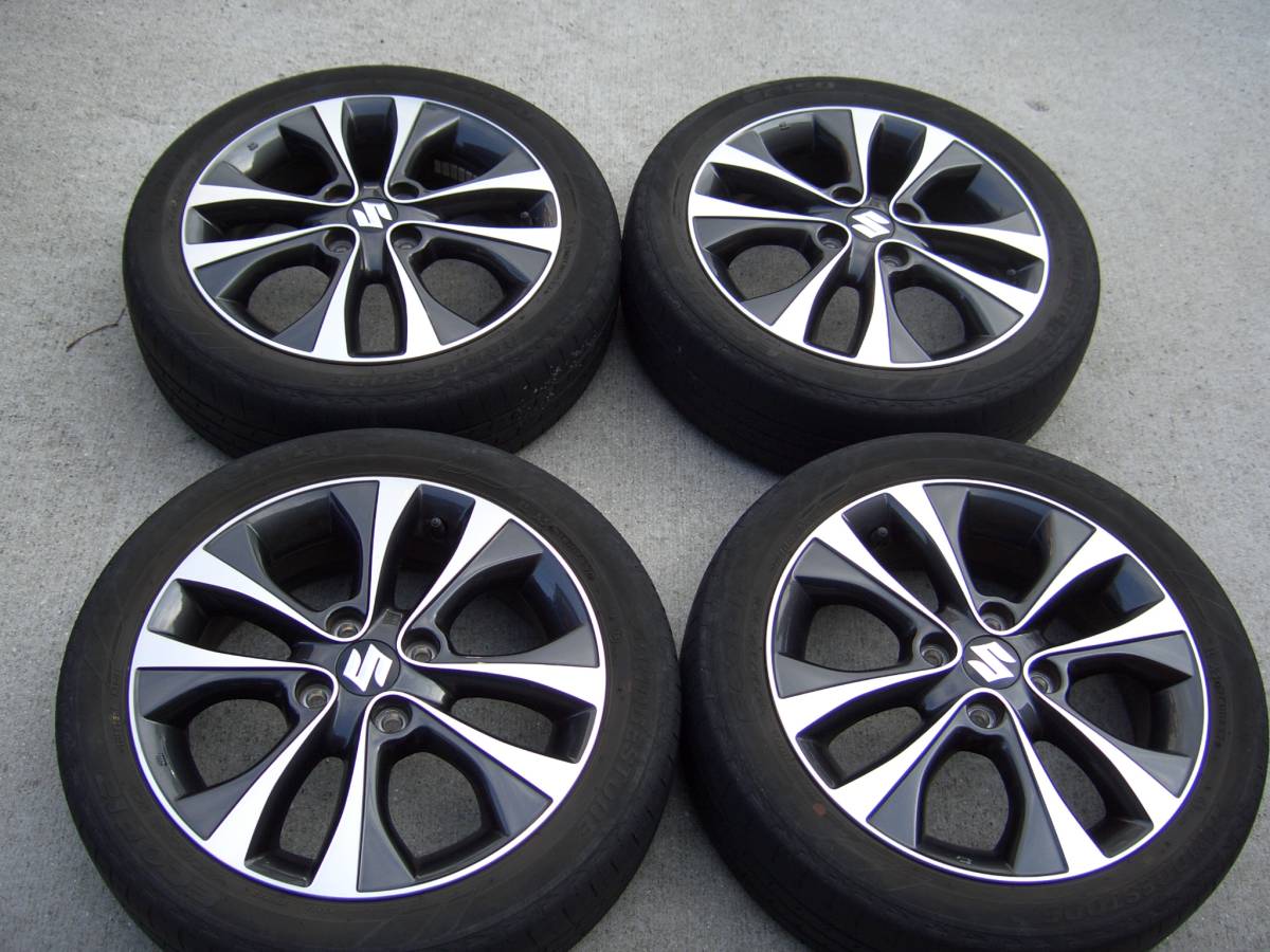 品質保証，安い スズキ スペーシアカスタムＺターボ MK42S 純正アルミホイール 15インチ 15x4.5J +45(純正品)｜売買されたオークション情報、yahooの商品情報をアーカイブ公開 - オークファン 4穴
