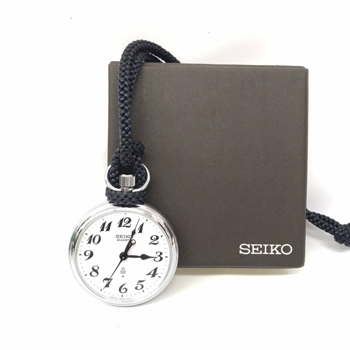 稼働品☆SEIKO セイコー 国鉄 懐中時計☆7550-0010／昭和62年