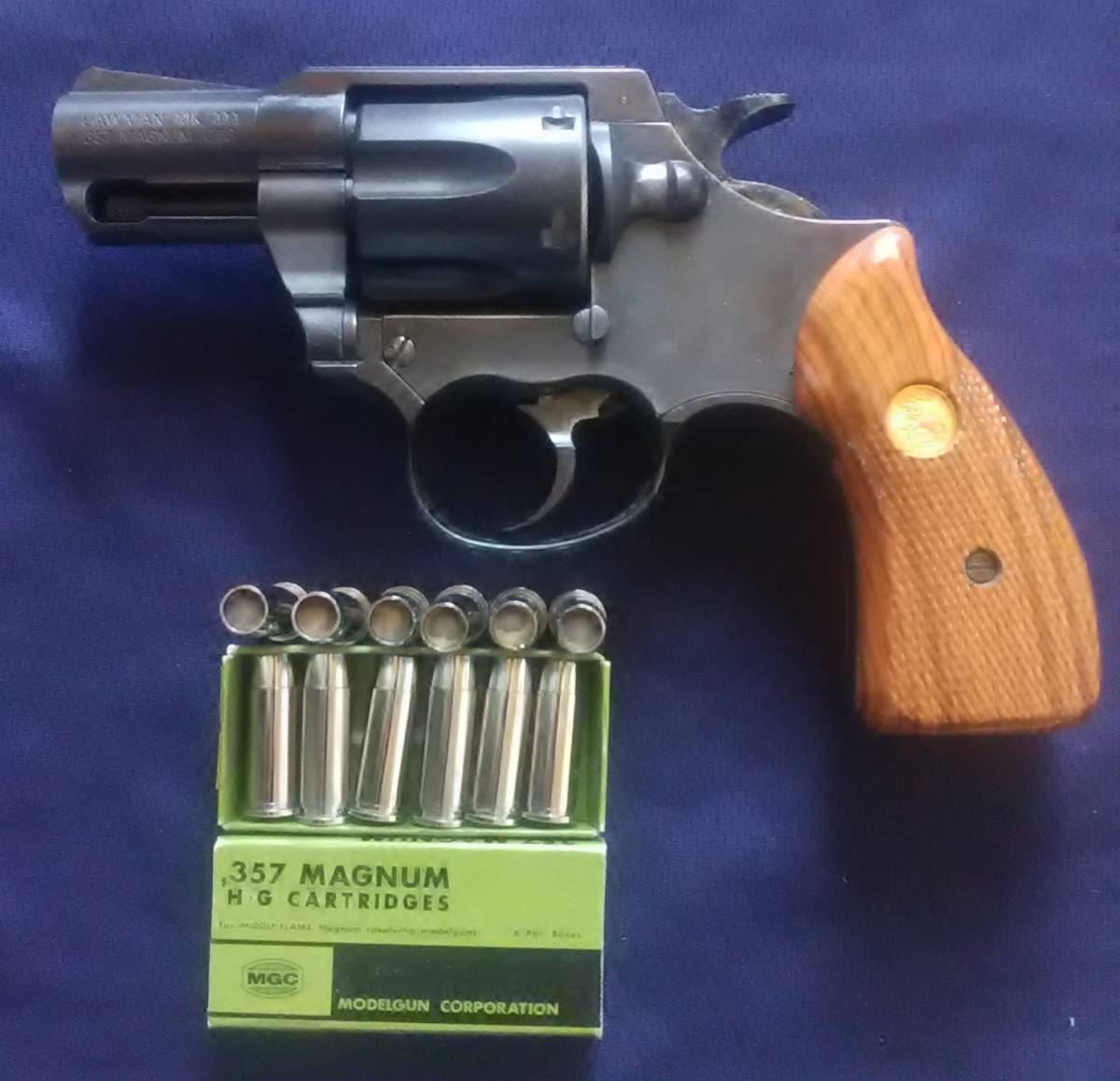 MGCモデルガン コルトローマンMKⅢ 2インチ SRHW シルバーカート12発