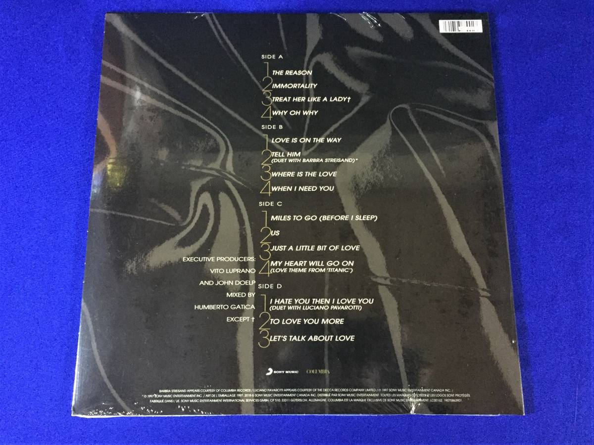 未開封 2LP タイタニックのテーマ収録 セリーヌ ・ディオン レッツ