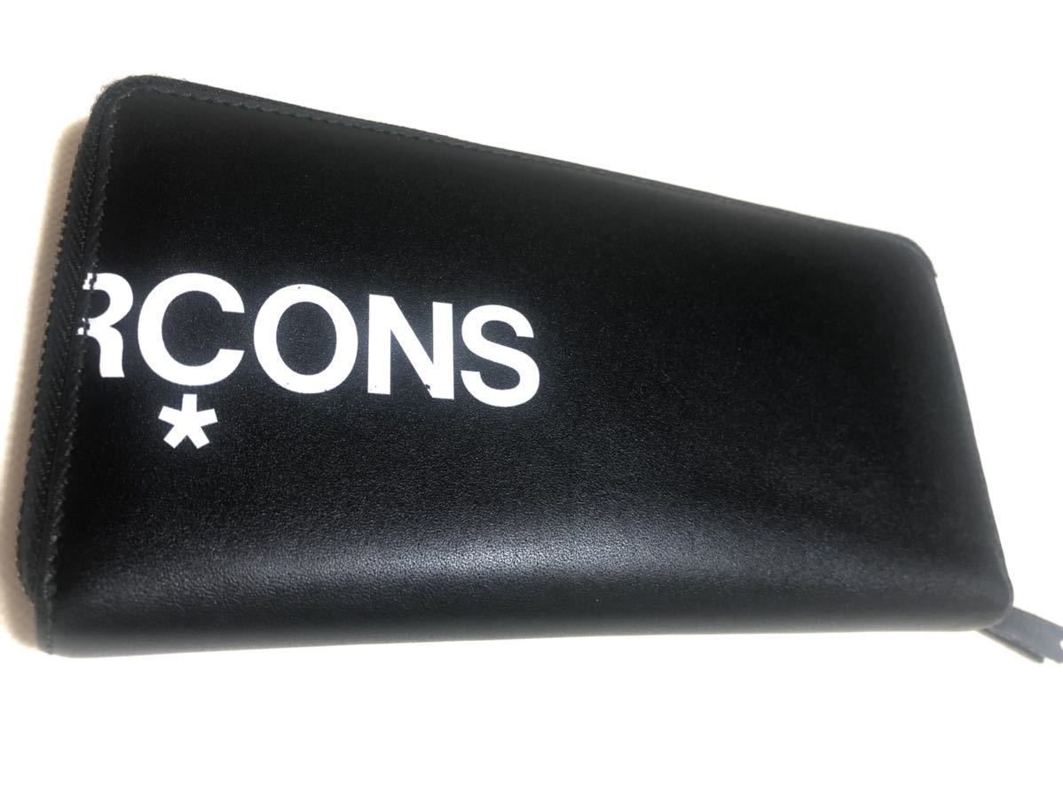 COMME des GARCONS コムデギャルソン ヒュージロゴ ラウンドジップ