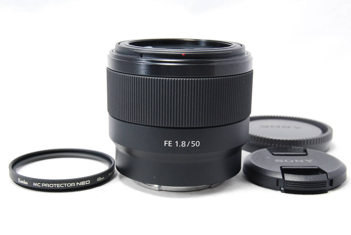 ◇美品◇SONY ソニー FE 50mm F1.8 SEL50F18F レンズフィルター付 単焦点