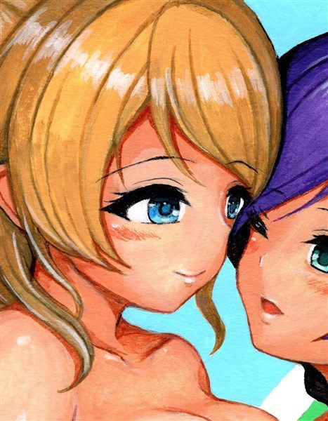 同人手描き イラスト ラブライブ 絢瀬絵里 東條希 B5 水彩 手描きイラスト 売買されたオークション情報 Yahooの商品情報をアーカイブ公開 オークファン Aucfan Com