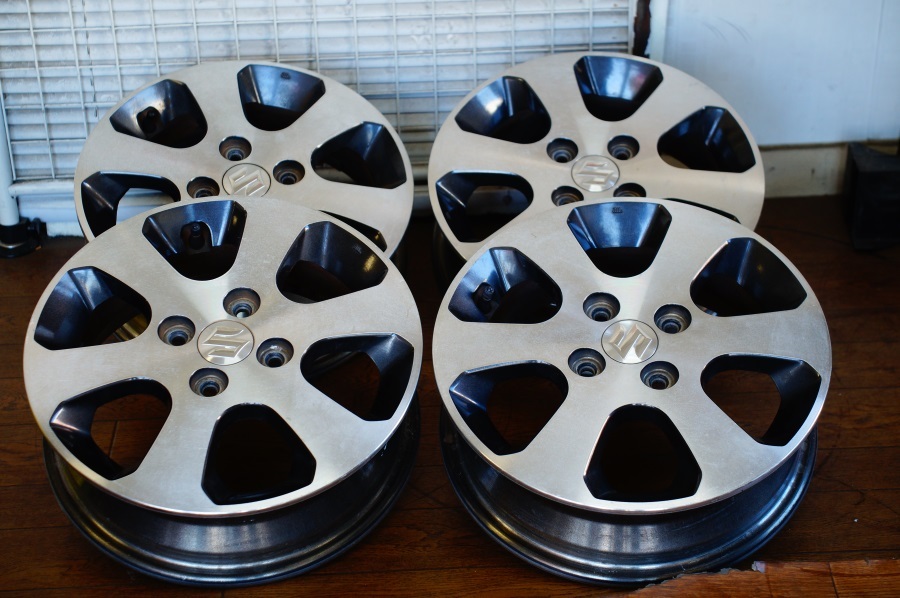 正規品，新品 スズキ純正アルミホイール 4.5JX14 4本セット 税込 