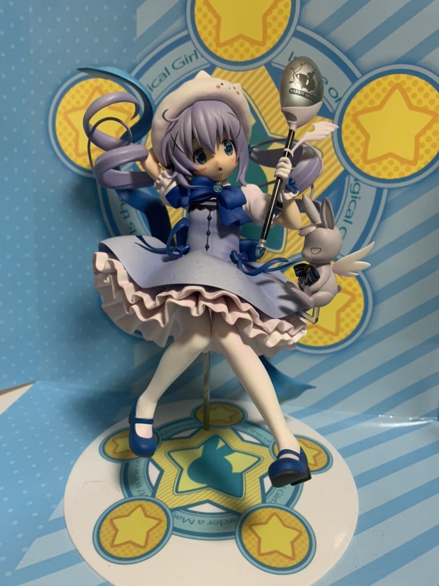 魔法少女チノ 「ご注文はうさぎですか??」 1/7 PVC製塗装済み完成品 ANIME UNIVERCITY COOP 訳あり品_3