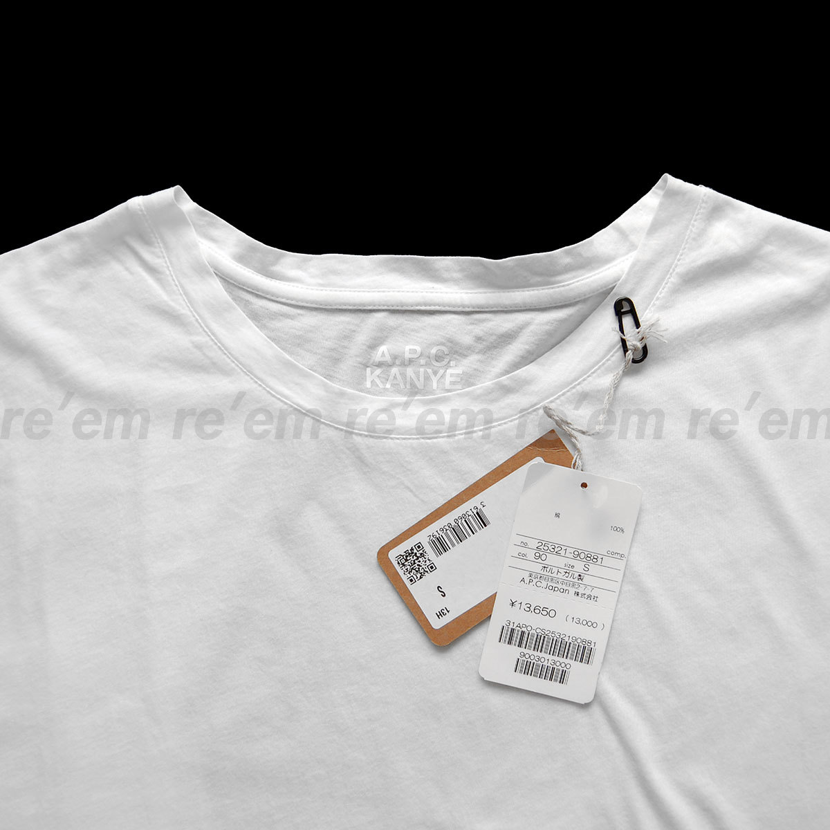 国内正規品タグ付き☆A.P.C. × KANYE WEST 2013 13 FW AW 希少 Hip Hop  