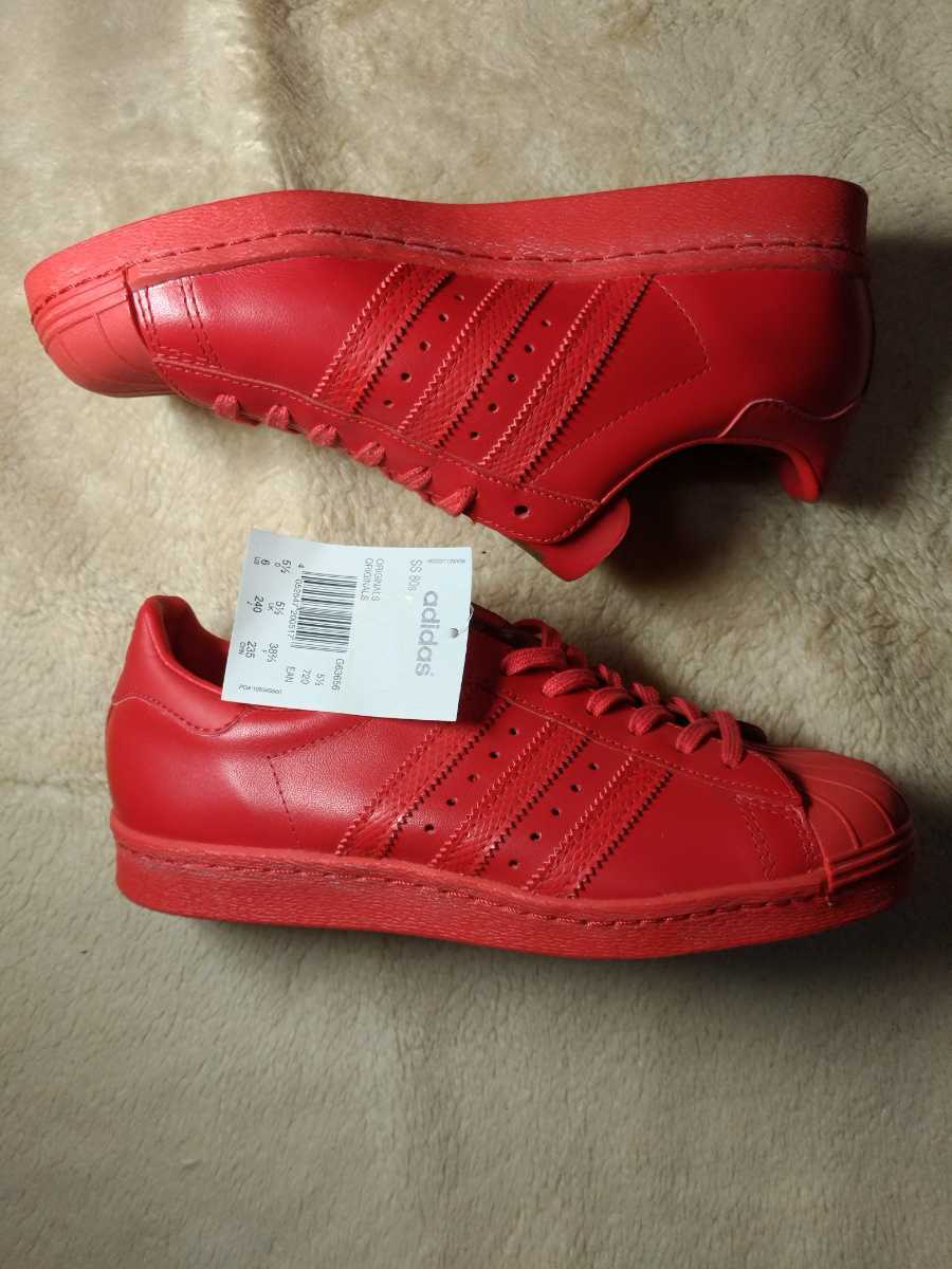 にどうぞ Adidas Adidas アディダス スーパースター 80s オールレッド レザー 30の通販 By Take S Store アディダスならラクマ メンズ