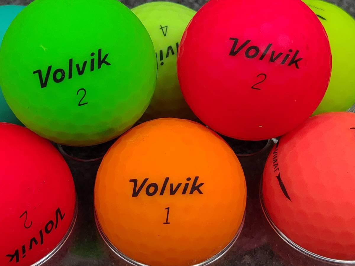 Volvikボルビック 種類混合 艶消しマットカラー 30球セット ゴルフボール ロストボール 30個 売買されたオークション情報 Yahooの商品情報をアーカイブ公開 オークファン Aucfan Com