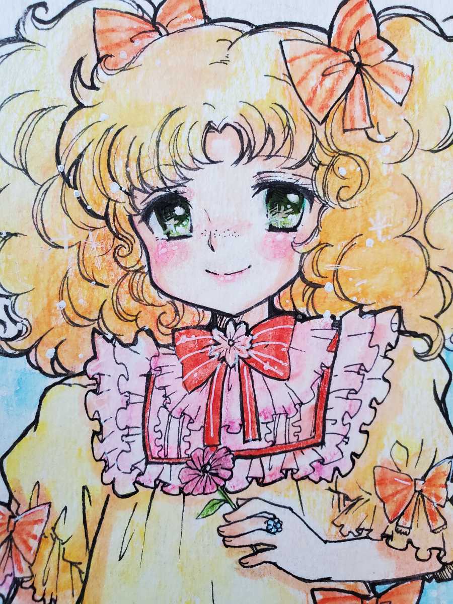 手書き手描同人イラスト美少女昭和レトロキャンディキャンディ少女漫画懐かしアニメ 手描きイラスト 売買されたオークション情報 Yahooの商品情報をアーカイブ公開 オークファン Aucfan Com